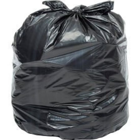 NAPCO BAG AND FILM Global Industrial„¢ Light Duty Black Trash Bags - 45-55 Gal, 0.47 Mil, 200 Bags/Case NR366012K